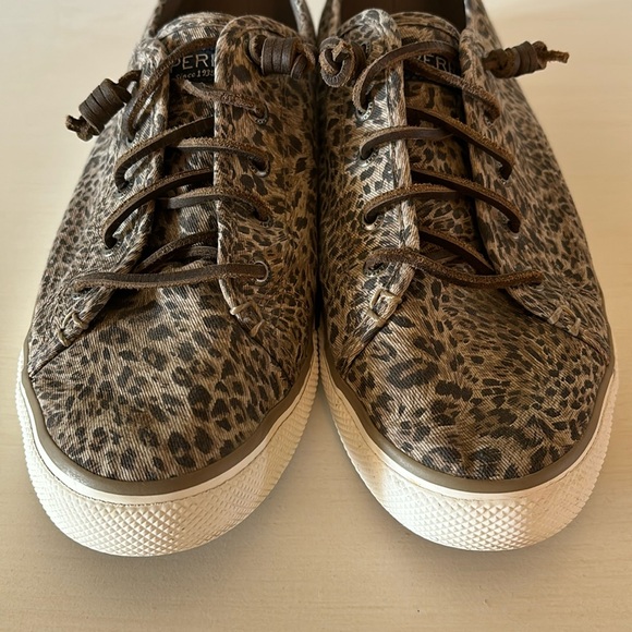 Sperry Cheetah Seacoast Sneakers - Picture 3 of 9